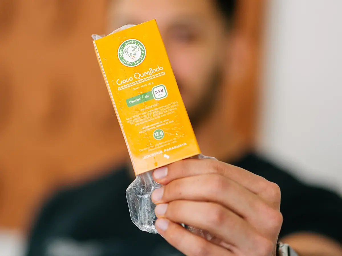 Paleta proteica Coco quemado