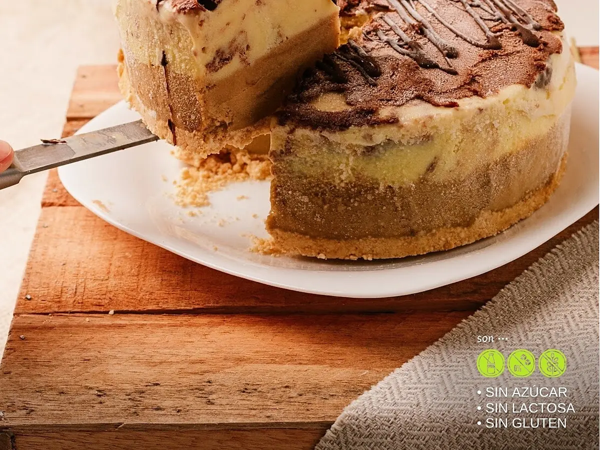 Torta helada Dulce de Leche con Vainilla Nutellina